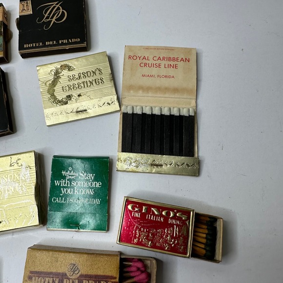 Vintage Matchbook Lot of 13 Hotel Del Prado Royal Caribbean Holiday Inn - Picture 5 of 7